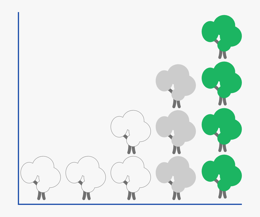 Tree-graph - Cartoon, HD Png Download, Free Download