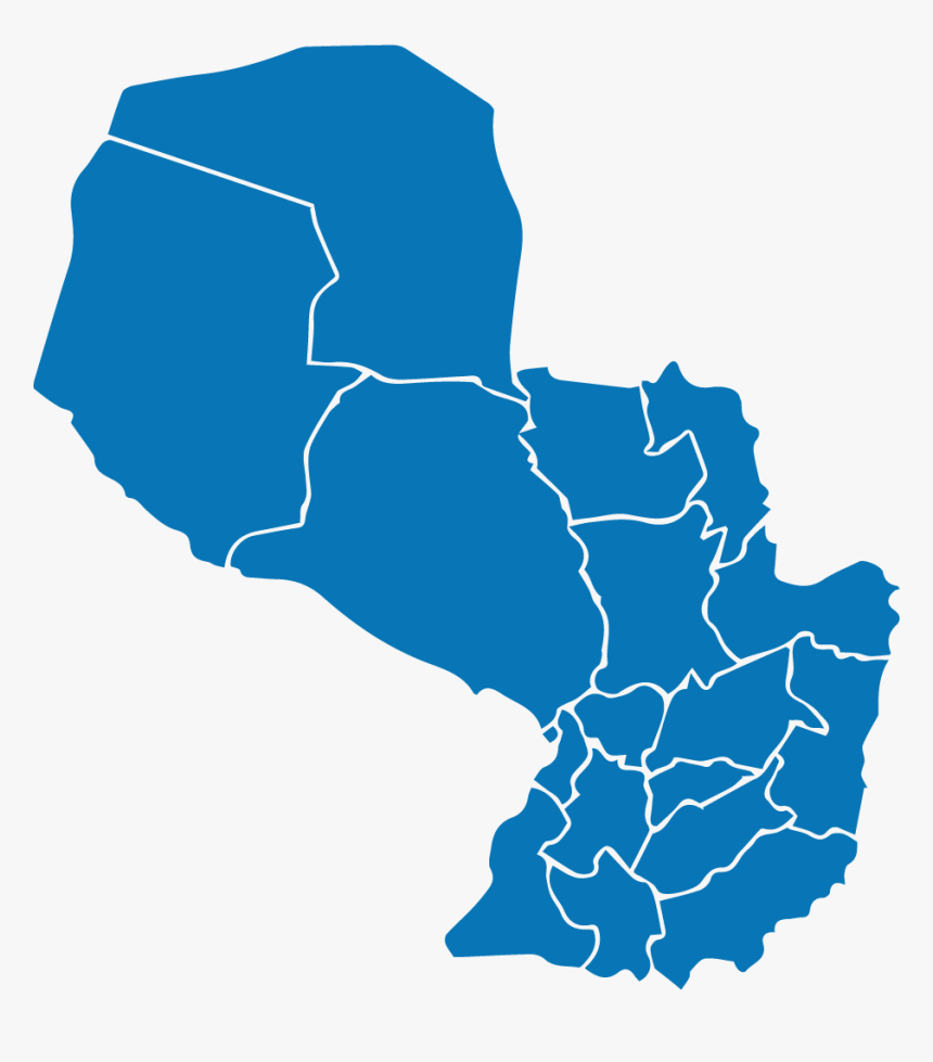 Paraguay Mapa Vector, HD Png Download, Free Download