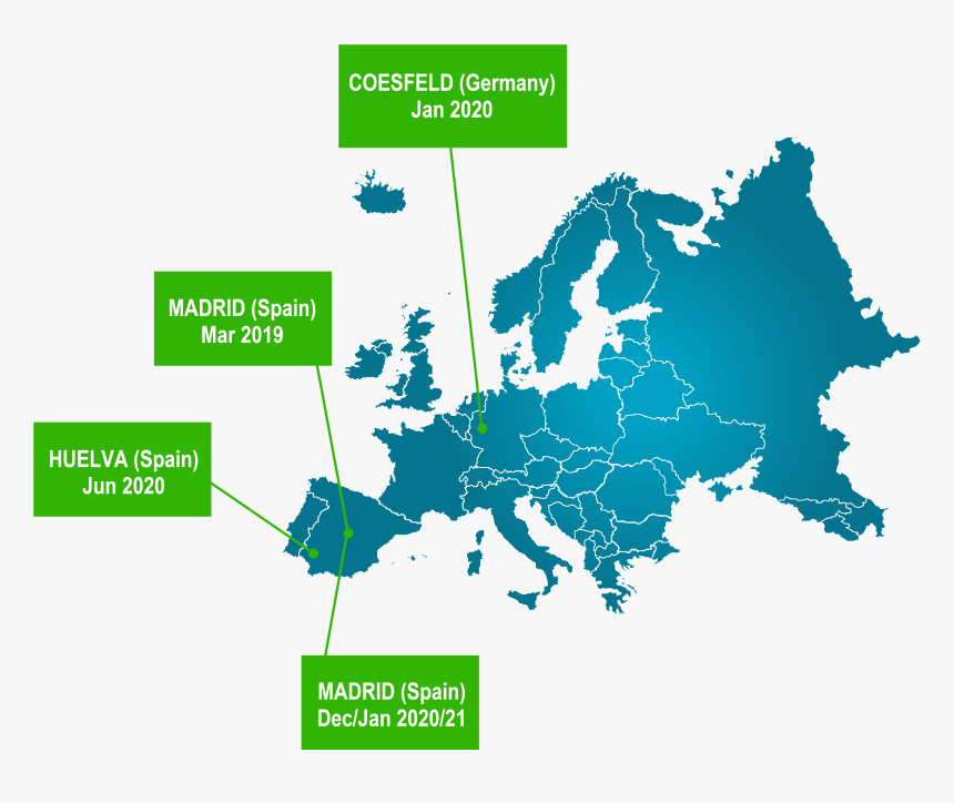 Aws Regions Map Europe, HD Png Download, Free Download