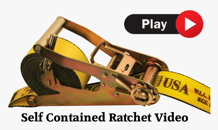 Self Contained Ratchet - Ratchet Strap Roll Up, HD Png Download, Free Download