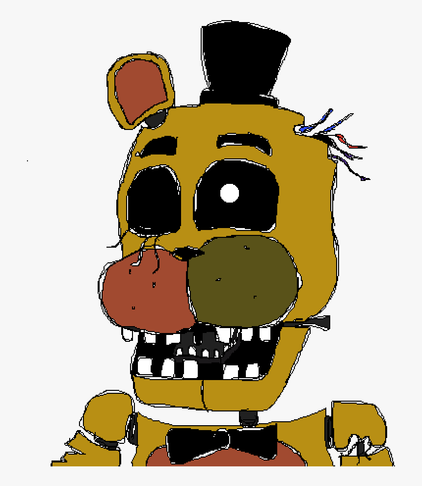 Golden Freddy"s Or Fredbear"s Hd Clipart , Png Download - Cartoon, Transparent Png, Free Download