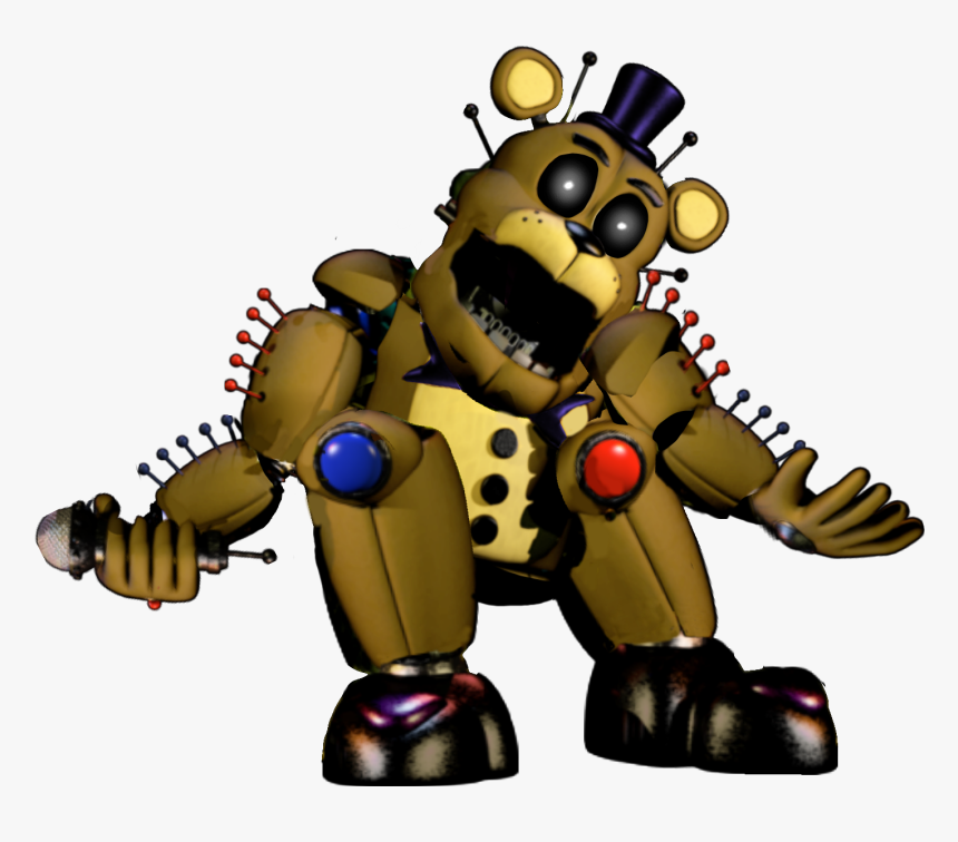 Hi Guys Its Salty I Just Made Prototype Golden Freddy - Cartoon, HD Png Download, Free Download