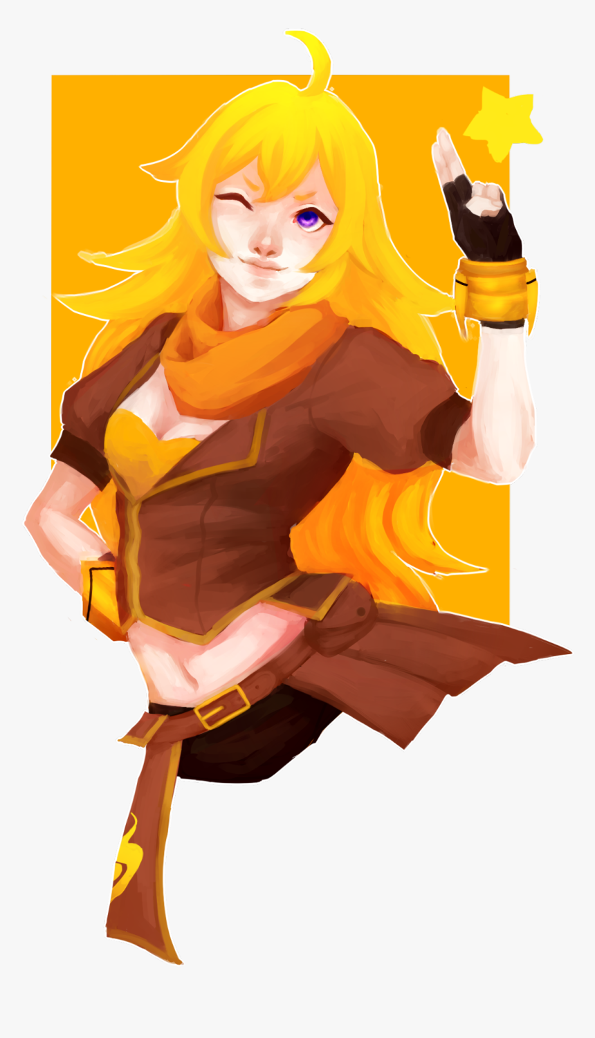 Yang Xiao Long Png , Png Download - Fan Art, Transparent Png, Free Download