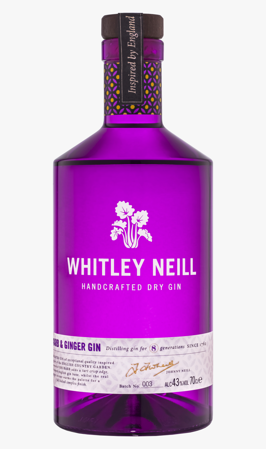 Whitley Neill Rhubarb & Ginger Gin, HD Png Download, Free Download