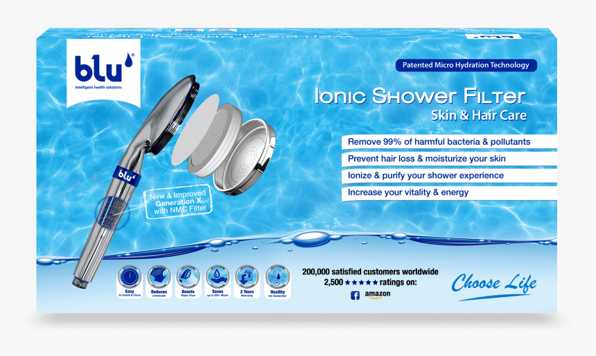 Blu Ionic Shower Filter, HD Png Download, Free Download