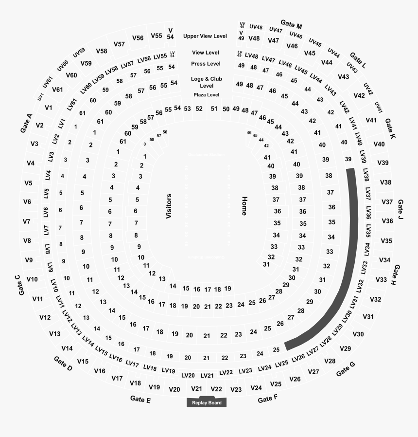 Sdccu Stadium Seating Chart Rolling Stones 2020, HD Png Download, Free Download