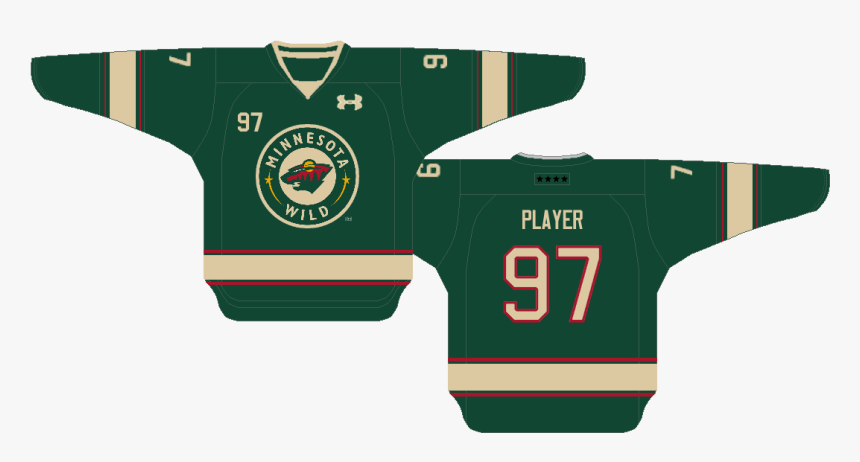 Minnesota Wild Jersey Template , Png Download - Minnesota Wild Third Jersey 2018, Transparent Png, Free Download