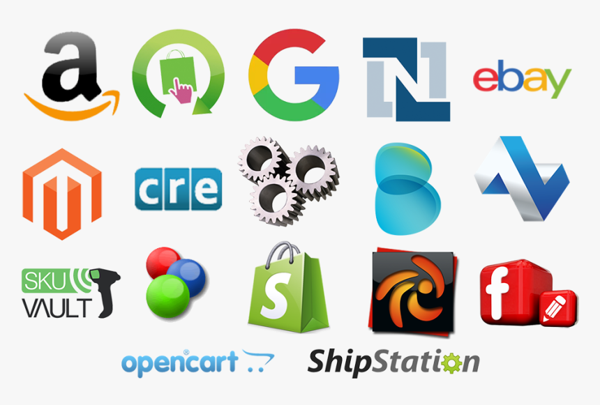 Ebay Amazon Shopify Logo, HD Png Download, Free Download