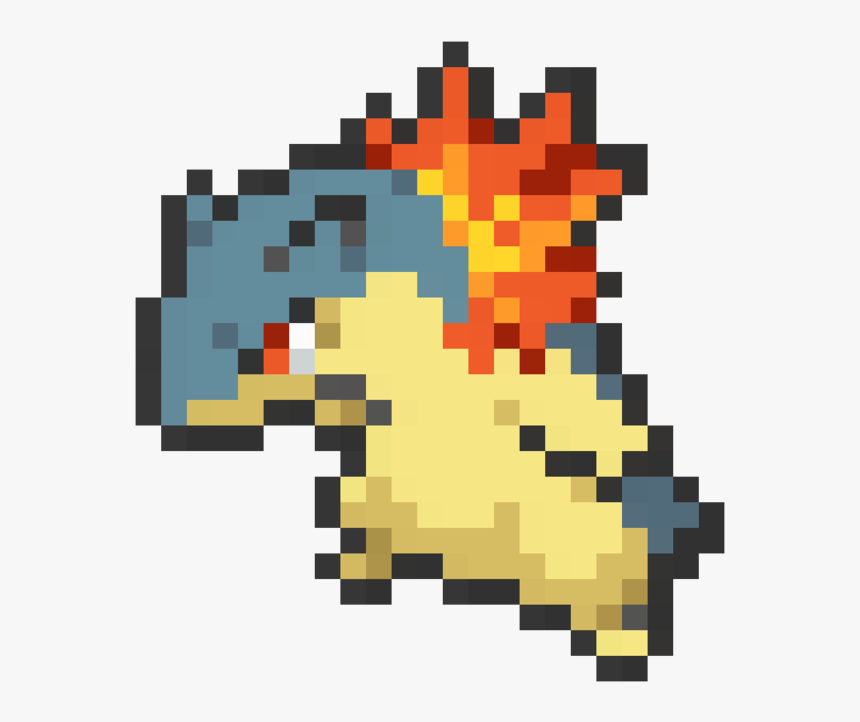 Pokemon Pixel Art Typhlosion, HD Png Download, Free Download