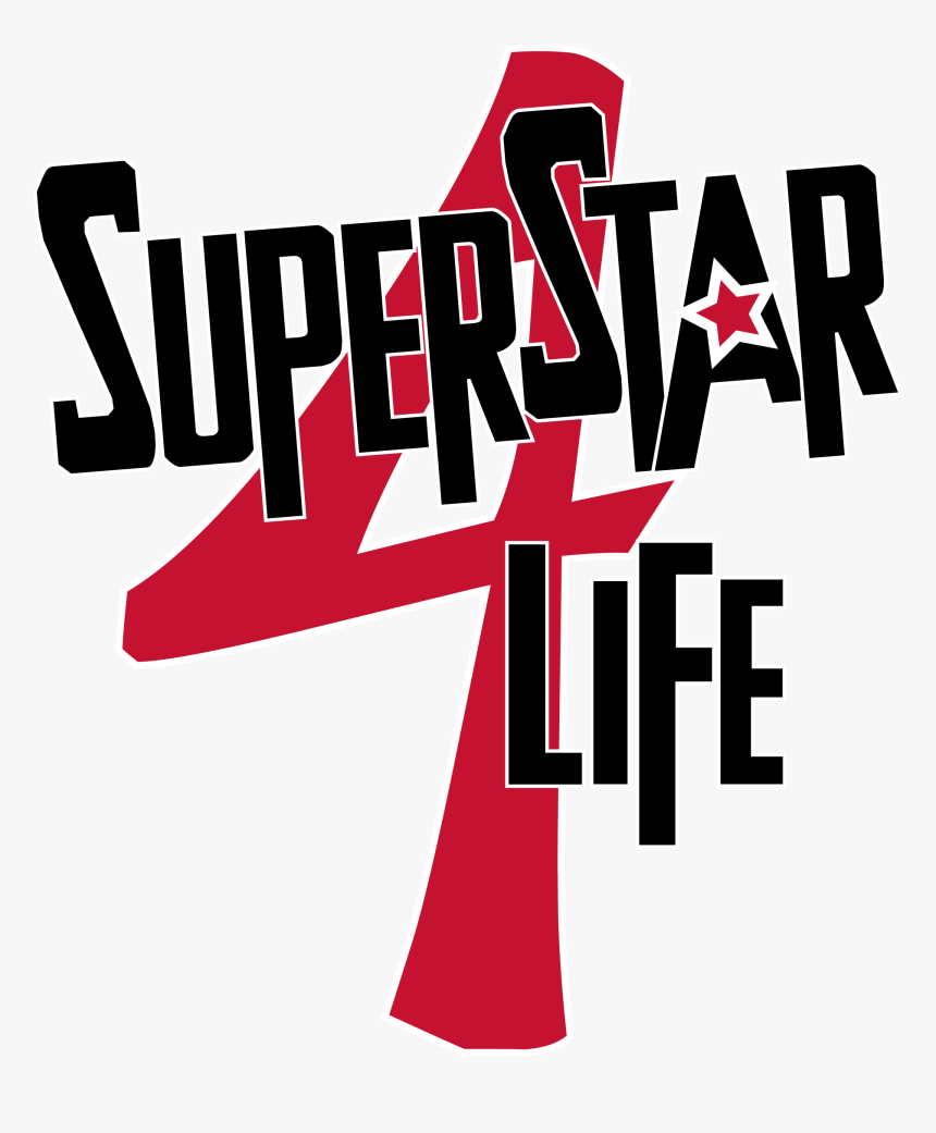 Superstar 4 Life Logo Compact No Shadow High-rez - Graphic Design, HD Png Download, Free Download