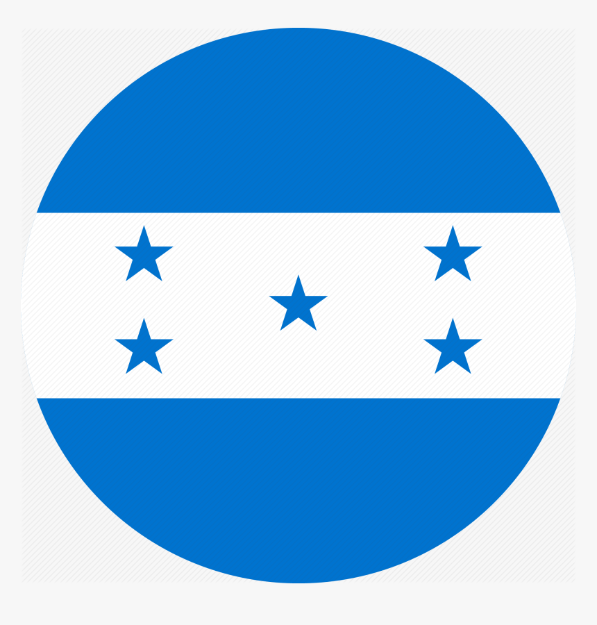 Honduras Flag Png , Png Download - Honduras Flag Round, Transparent Png, Free Download