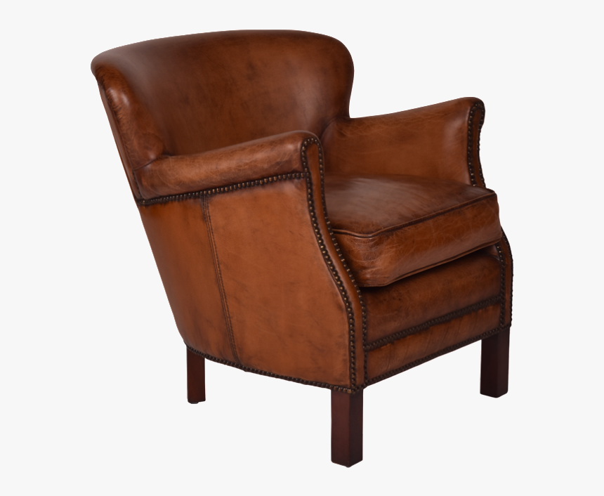 Old Fashioned Armchair Hd Png, Old Leather Chair