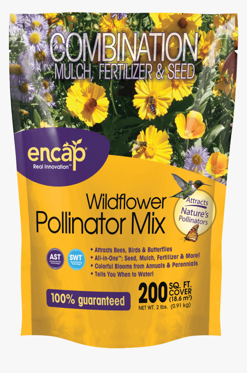 Encap Wildflower Pollinator Mix, HD Png Download, Free Download