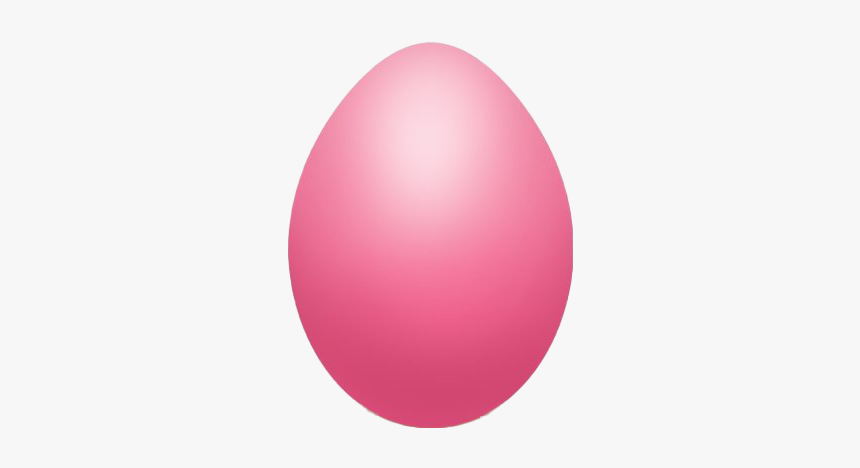 Plain Pink Easter Egg Png Image - Transparent Easter Egg Clipart, Png Download, Free Download