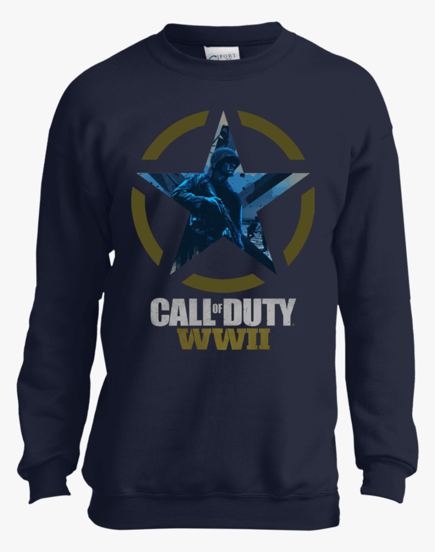 Call Of Duty Wwii Beach Front Line Youth Pc90y Port - Sweater, HD Png Download, Free Download