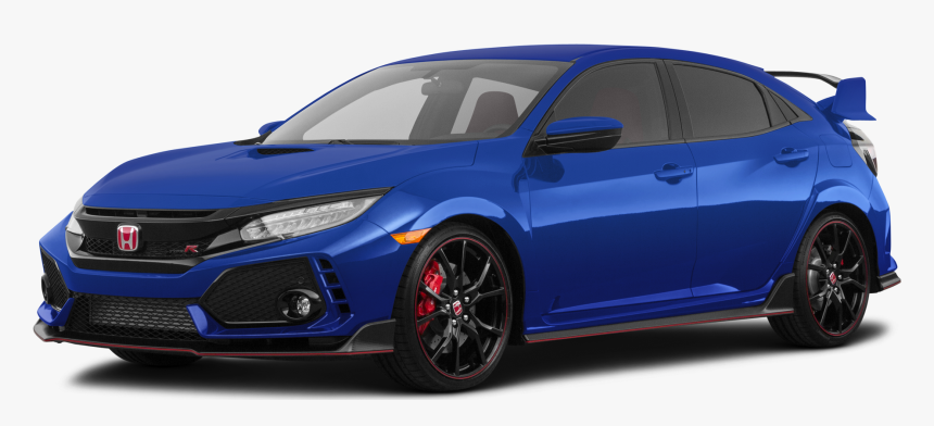 2019 Honda Civic Type R - Honda Civic Blue 2019, HD Png Download, Free Download