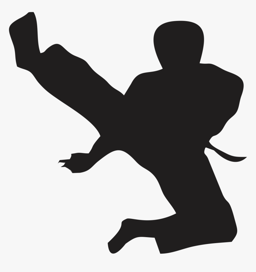 Hd Wallpapers Karate Silhouette Vector - Gambar Pencak Sh Terate, HD Png Download, Free Download