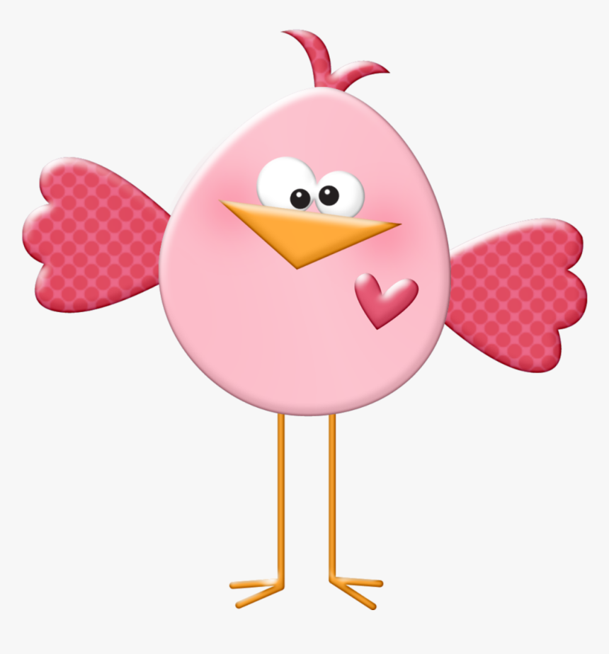 Ettes Bird Pinkwlegs Png - Tiernos Dibujos Infantiles, Transparent Png, Free Download