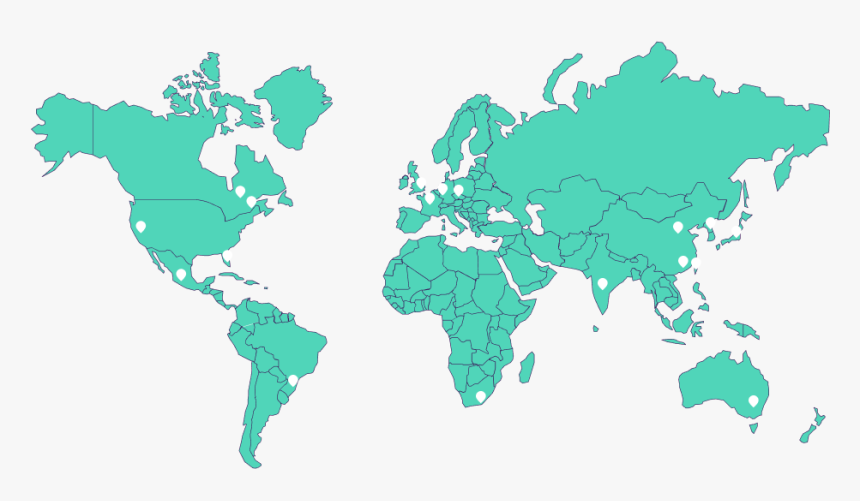 World Map - Data Backup And Recovery Market, HD Png Download, Free Download