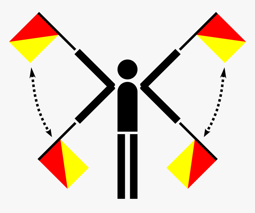 Semaphore Error Clip Arts - Semaphore Flags Png, Transparent Png, Free Download