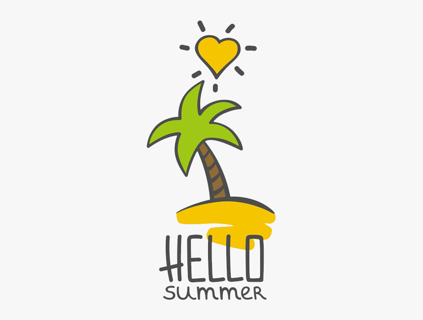 Hello Summer Word Png Clipart - Hello Summer Png Clipart, Transparent Png, Free Download