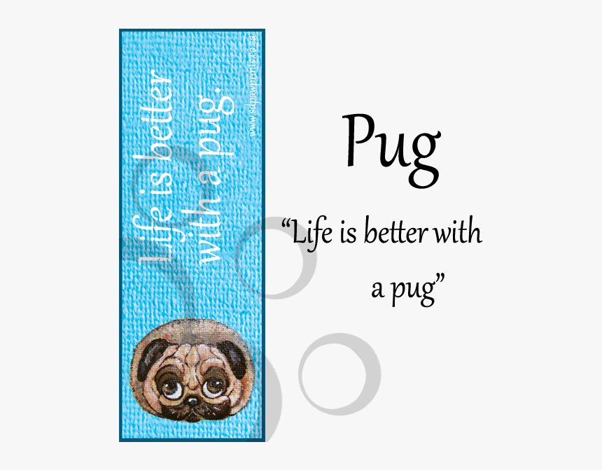 Pug Bookmark , Png Download - 12th Century, Transparent Png, Free Download