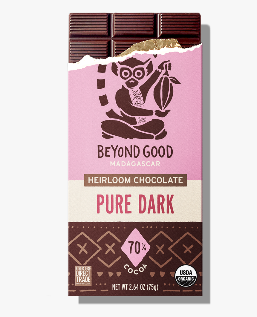 Puredark70-front - Madecasse Chocolate, HD Png Download, Free Download