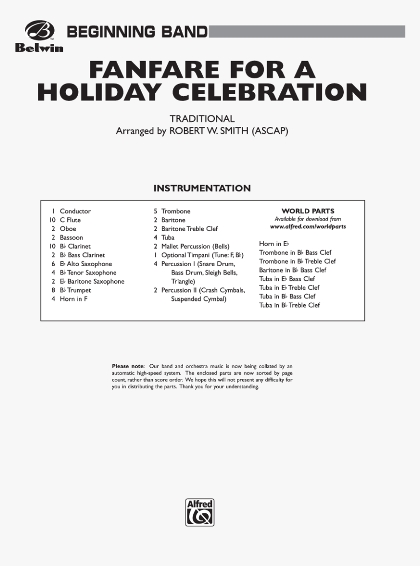 Fanfare For A Holiday Celebration Thumbnail - Sheet Piano Magic Works Harry Potter, HD Png Download, Free Download