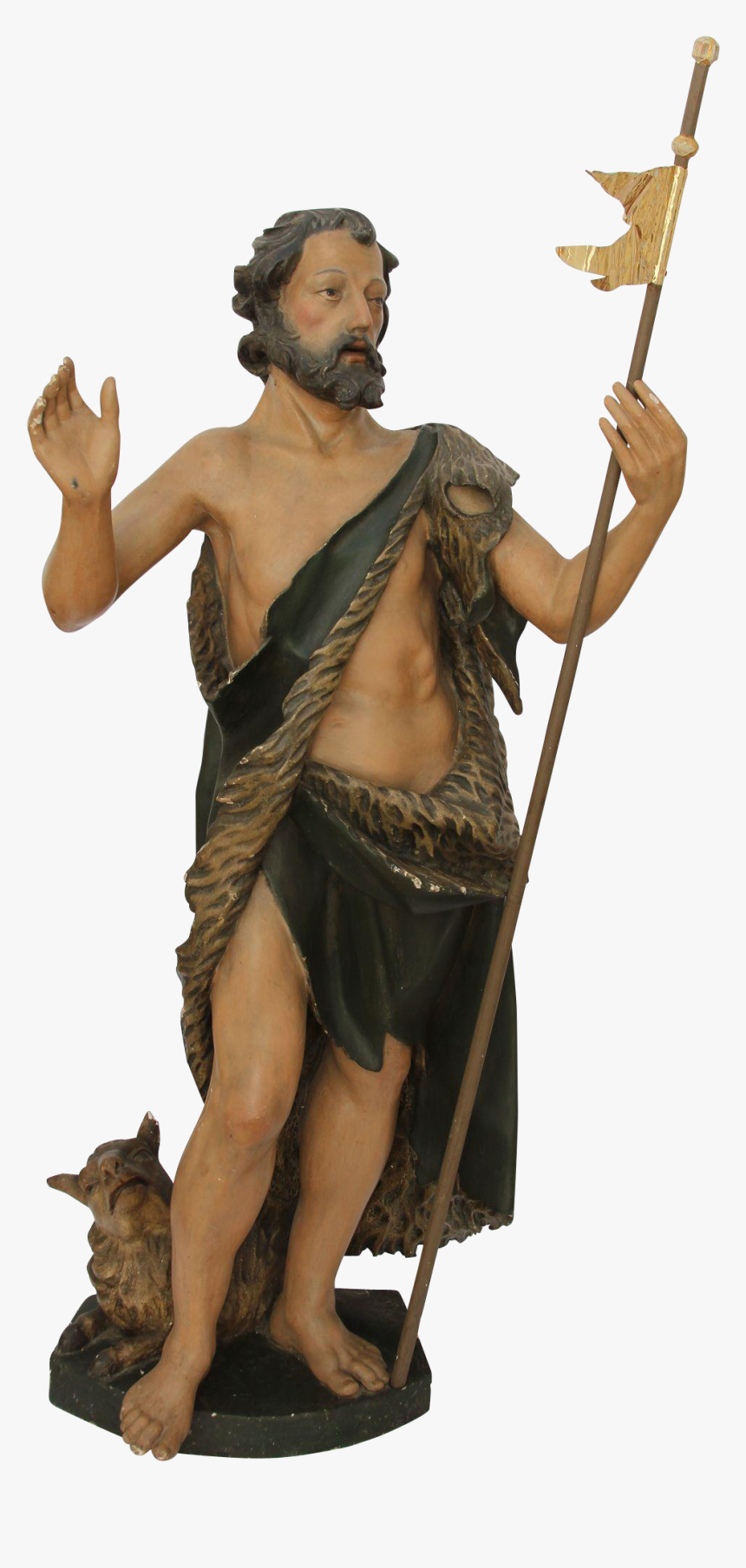 Png Moses Statue Clear Background - Saint John Baptist Statue, Transparent Png, Free Download