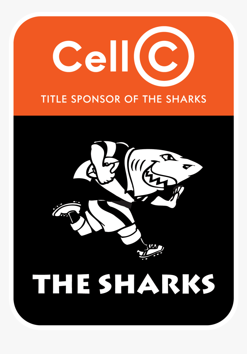 Cell C Sharks Logo - Sharks Rugby, HD Png Download, Free Download