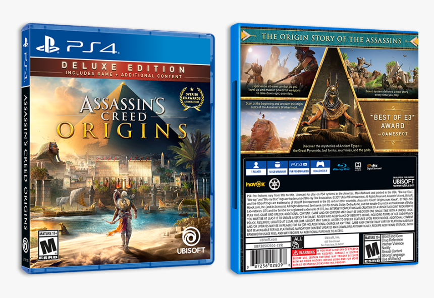 Assassin"s Creed Origins - Assassins Creed Origins Deluxe Ps4, HD Png Download, Free Download
