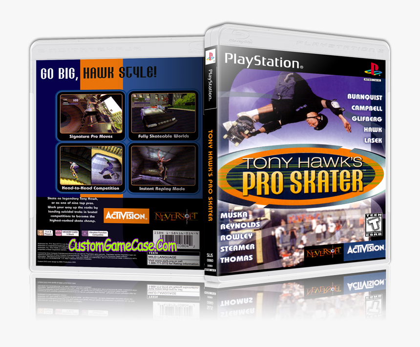 Tony Hawk"s Pro Skater , Png Download - Tony Hawk Pro Skater Cover, Transparent Png, Free Download