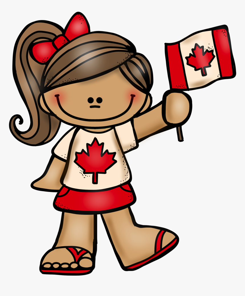 July 1st Is Canada Day Here Is A Canadian Boy And Girl - Canadian Clipart, HD Png Download, Free Download