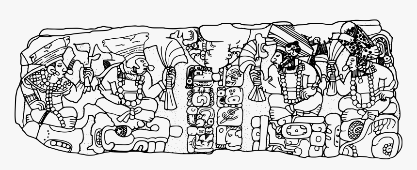 Mayan Mural Rulers Clip Arts - Mural Png, Transparent Png, Free Download