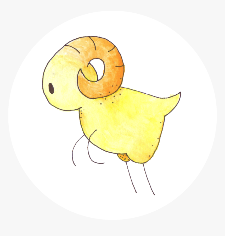 Aries-watercolor - Cartoon, HD Png Download, Free Download