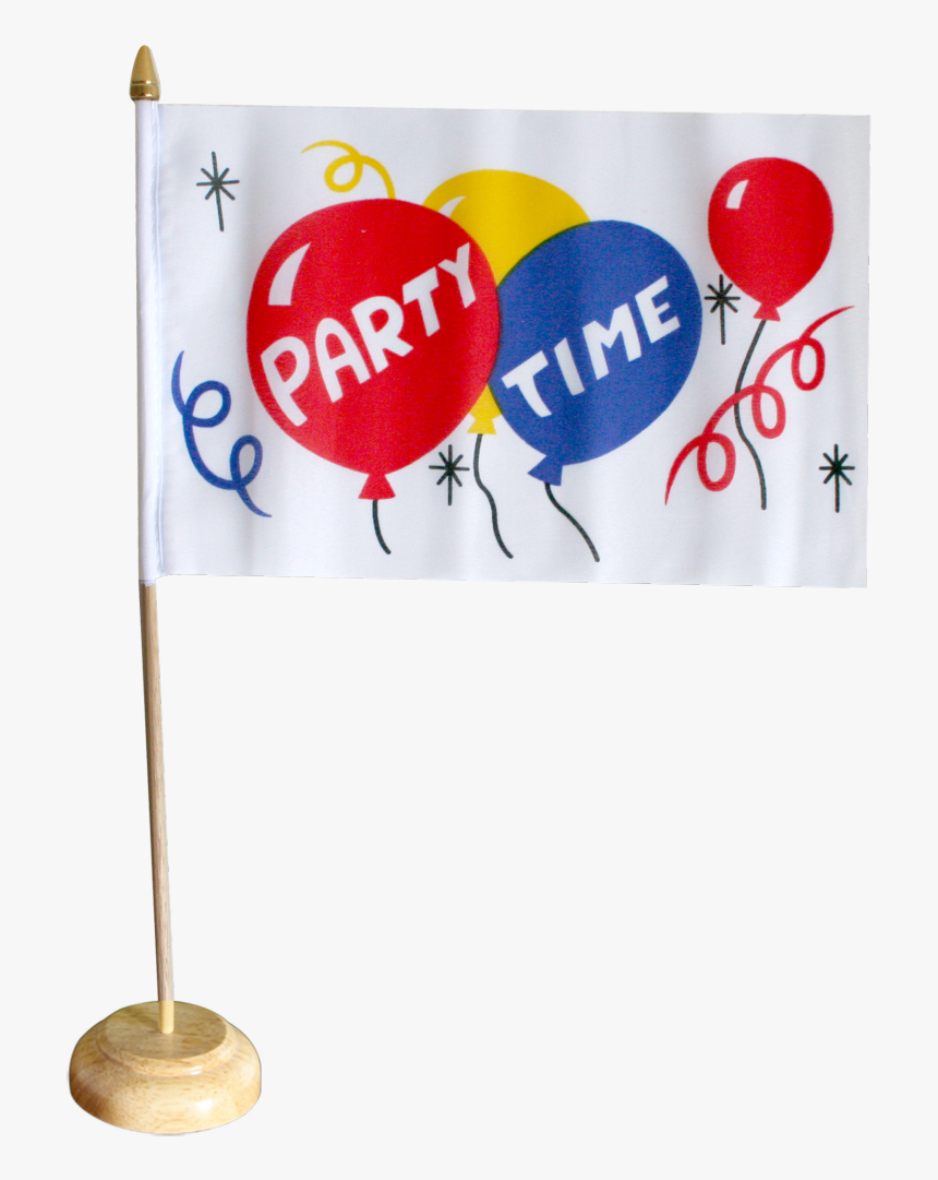 Party Time Table Flag - Party Time, HD Png Download, Free Download
