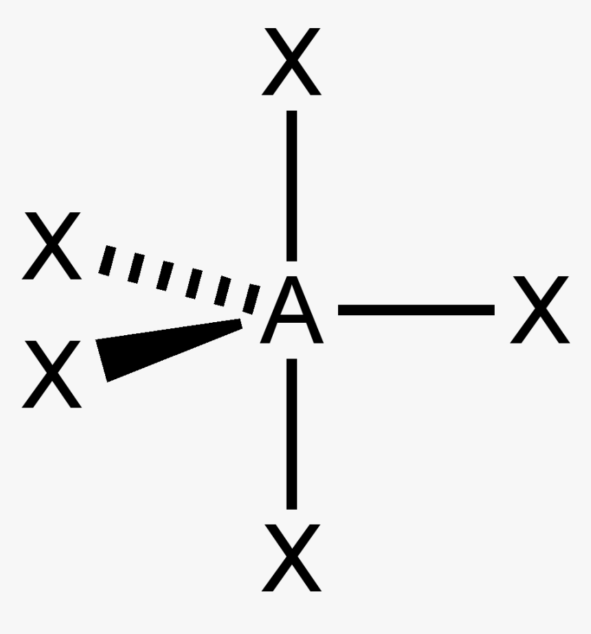 File - Ax5e0-2d - Square Pyramidal Molecular Geometry, HD Png Download, Free Download