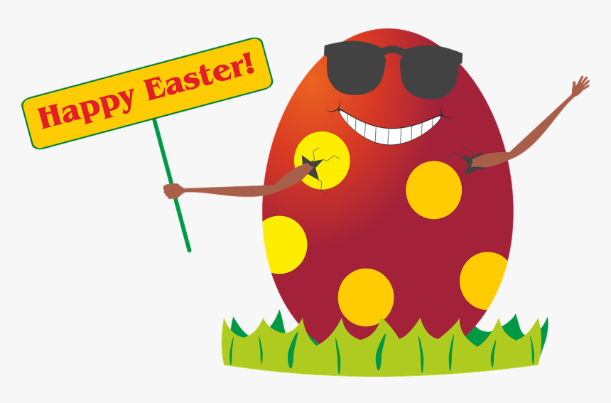 Transparent Egg Png - Funny Easter Bunny Clipart, Png Download, Free Download