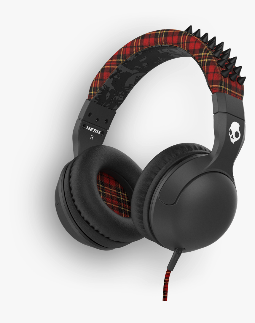 Skullcandy Hesh 2 Over-ear Headphones - Skullcandy Headphones With Spikes, HD Png Download, Free Download