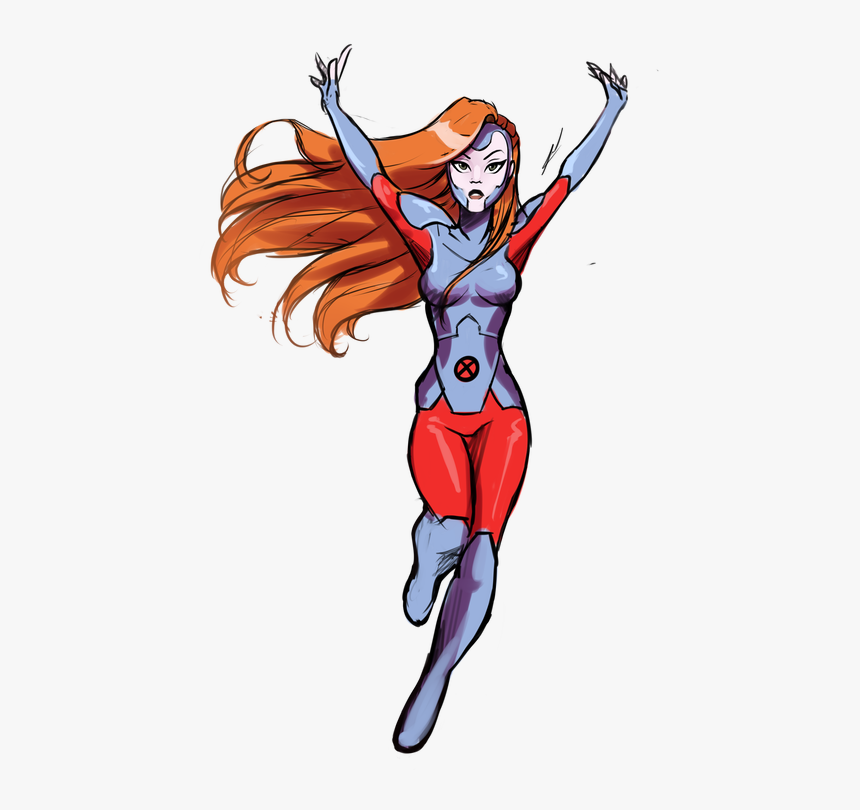 Xmen Drawing Jean - Cartoon, HD Png Download, Free Download