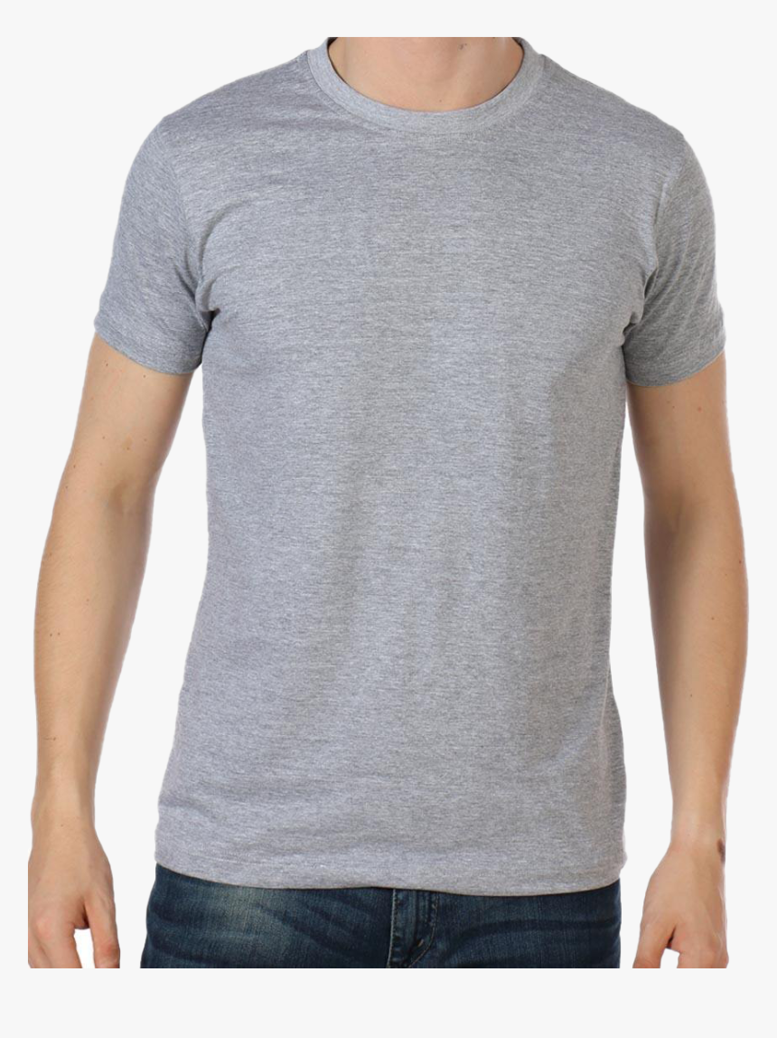 Plain Grey T-shirt Png Free Download - Gray Shirt Plain, Transparent Png, Free Download