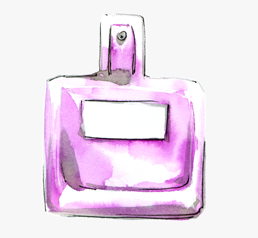 Hand Painted A Perfume Bottle Png Transparent - Drawing, Png Download, Free Download