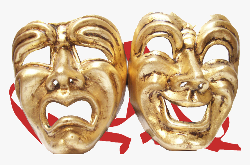 Transparent Comedy And Tragedy Masks, HD Png Download, Free Download
