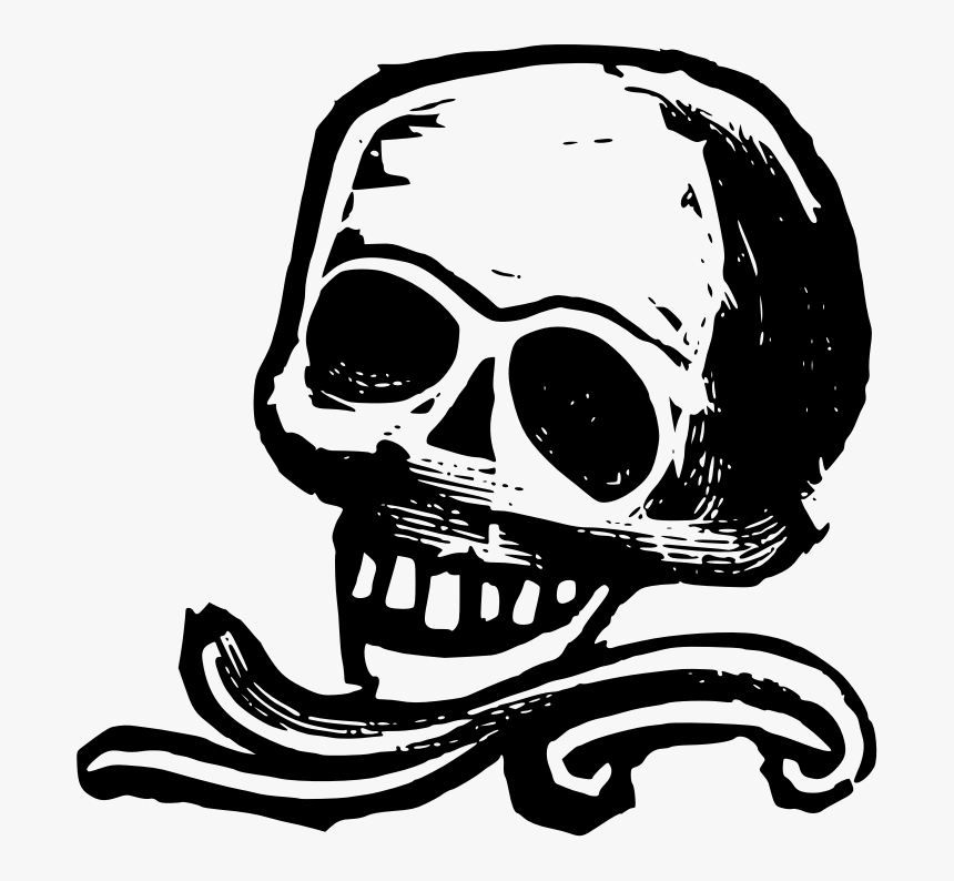 Skull Flurish, HD Png Download, Free Download