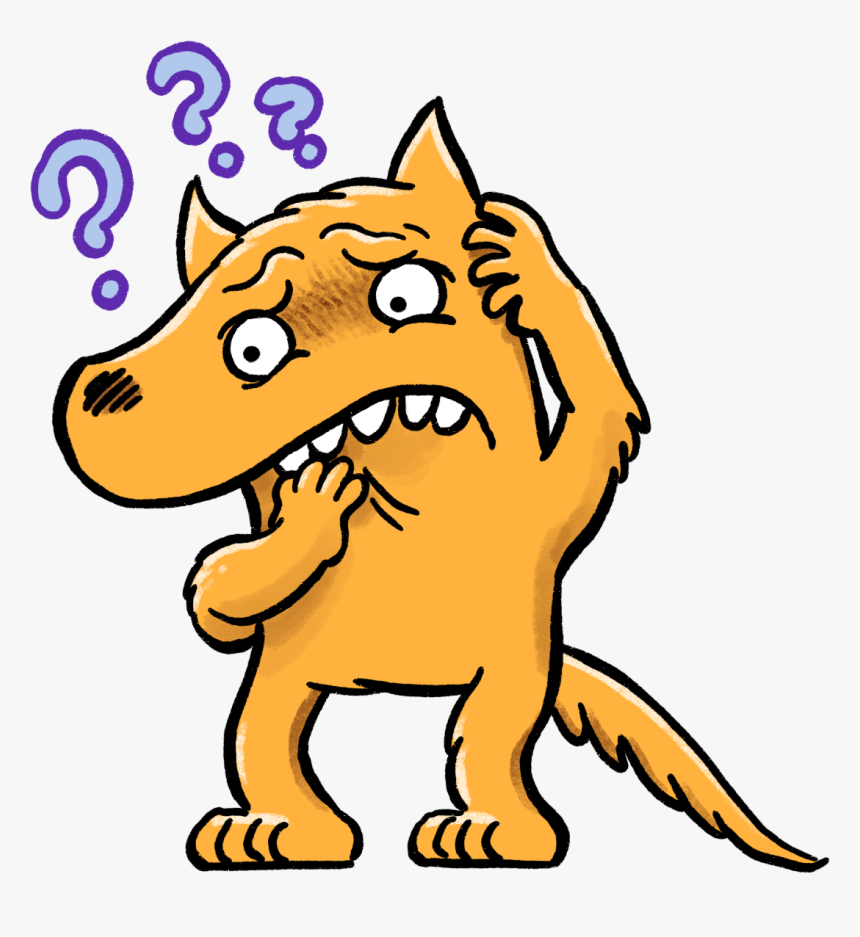 Ken The Voting Dingo Looks Confused And Distressed, - Cartoon, HD Png Download, Free Download