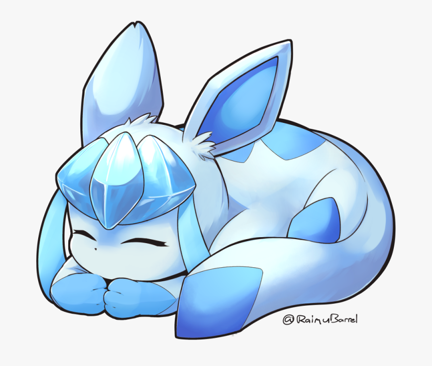 Sleeping Shiny Glaceon, HD Png Download, Free Download