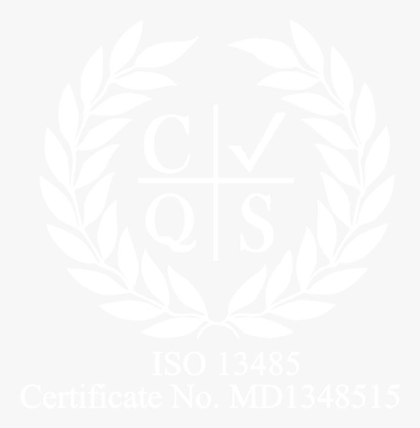 Iso Gvh 13485 Logo White, HD Png Download, Free Download