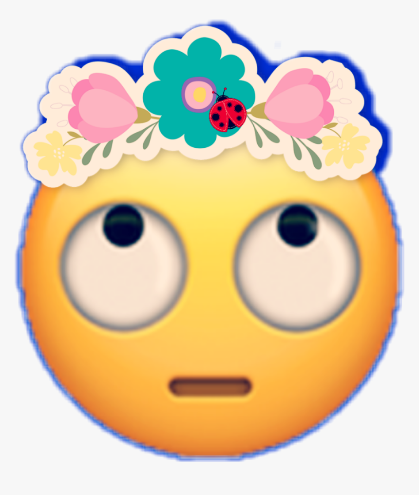 Emoji Ladybug Stckers Flowercrown - Emoji, HD Png Download, Free Download