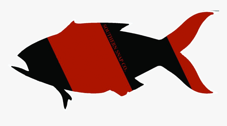 Red/black Stripe Snapper Sticker , Png Download, Transparent Png, Free Download