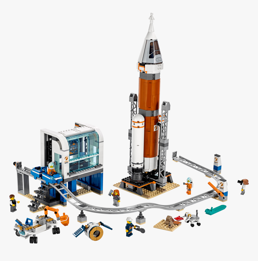 Lego City Space Deep Space Rocket And Launch Control, HD Png Download, Free Download